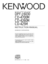 Kenwood CD-425 User manual