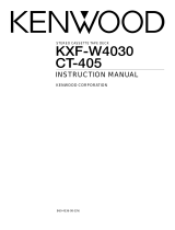 Kenwood KXF-W4030 User manual