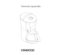 Kenwood CM750 User manual