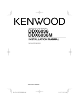 Kenwood DDX6036 User manual