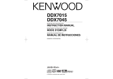 Kenwood DDX7015 User manual