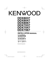 Kenwood DDX7067 User manual