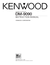 Kenwood DM-9090 User manual