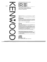 Kenwood DPC-661 User manual