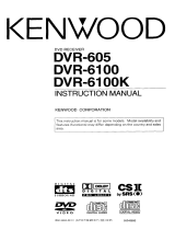 Kenwood DVR-605 User manual