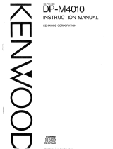 Kenwood DP-M4010 User manual