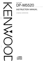 Kenwood DP-M5520 User manual