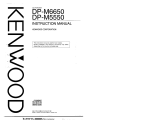 Kenwood DP-M6650 User manual