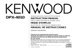 Kenwood DPX-4010 User manual