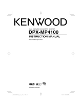 Kenwood DPX-MP4100 User manual