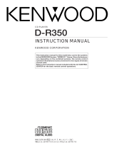 Kenwood D-R350 User manual