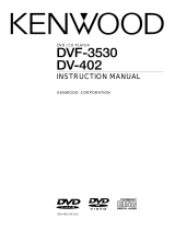 Kenwood DV-402 User manual