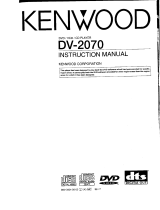 Kenwood DV-2070 User manual