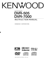 Kenwood DVR-7000 User manual