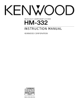 Kenwood HM-332 User manual