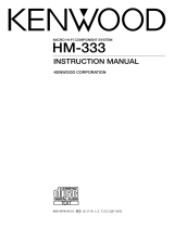 Kenwood HM-333 User manual