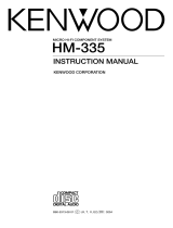 Kenwood hm 335 User manual