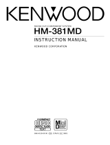 Kenwood HM-381MD User manual