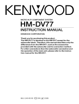 Kenwood HM-DV77 User manual