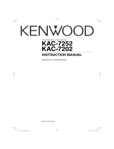 Kenwood KAC-7252 User manual