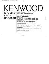 Kenwood KRC-218 User manual