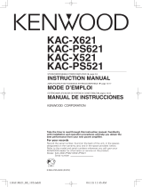 Kenwood KAC-PS521 User manual