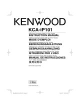 Kenwood KCA-IP101 User manual