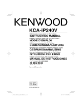 Kenwood KCA-IP240V User manual
