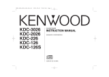 Kenwood KDC-126 User manual