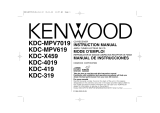 Kenwood KDC-MPV7019 User manual