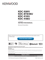 Kenwood KDC-X595 User manual