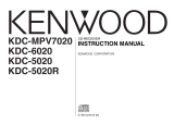 Kenwood KDC-MPV7020 User manual