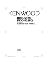 Kenwood KDC-5026 User manual