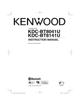 Kenwood kdc-bt8041u User manual