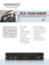 Kenwood TKR-8400P User manual