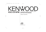 Kenwood KDC-C519FM User manual