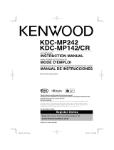 Kenwood KDC-MP142CR User manual