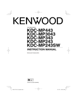 Kenwood KDC-MP3043 User manual