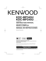 Kenwood KDC-MP145 User manual