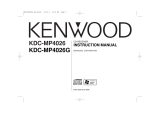 Kenwood KDC-MP4026 User manual