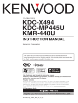 Kenwood KDC-X494 User manual