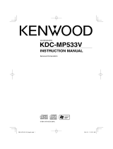 Kenwood KDC-MP533V User manual