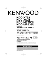 Kenwood KDC-X692 User manual