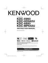Kenwood KDC-X993 User manual
