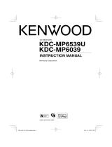 Kenwood KDC-MP6039 User manual