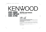 Kenwood KDC-X759 User manual