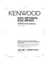 Kenwood KDC-MP825 User manual