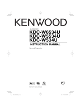 Kenwood KDC-W6534U User manual