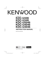 Kenwood KDC-U4046 User manual