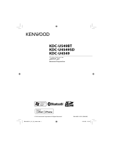 Kenwood KDC-U549BT User manual